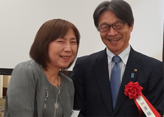 目黒新副理事長と笠鳥副知事