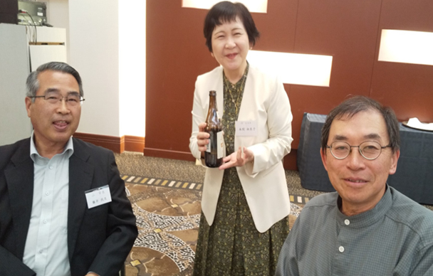 藤井さん、本間監事、小林さん