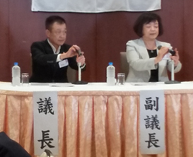 棚橋議長、桐生副議長