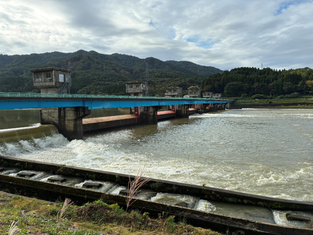 〔荒川頭首工の仕組〕