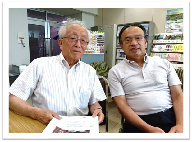 森 前理事長来訪